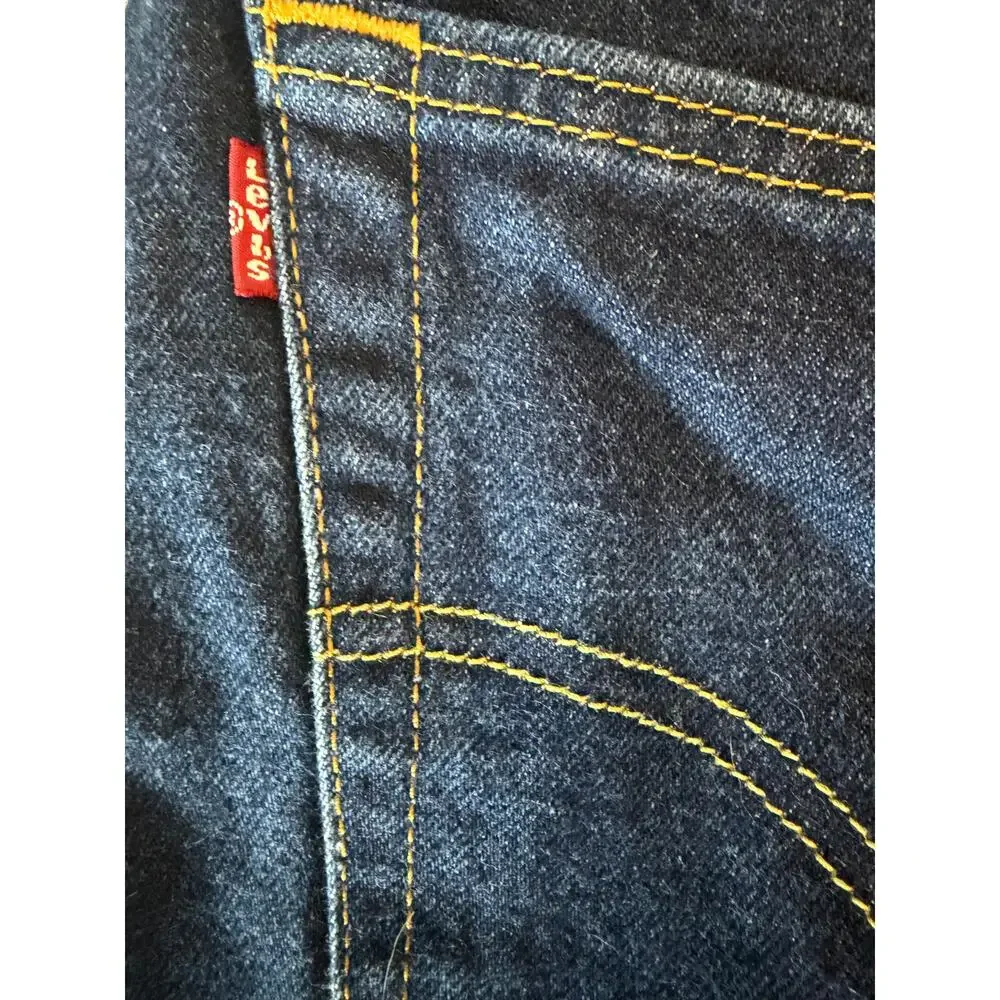Levi's 501 Original Fit Men's Jeans W34 L32 Dark Wash Button Fly Straight Leg